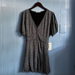 Abercrombie Puff Sleeve Mini Dress